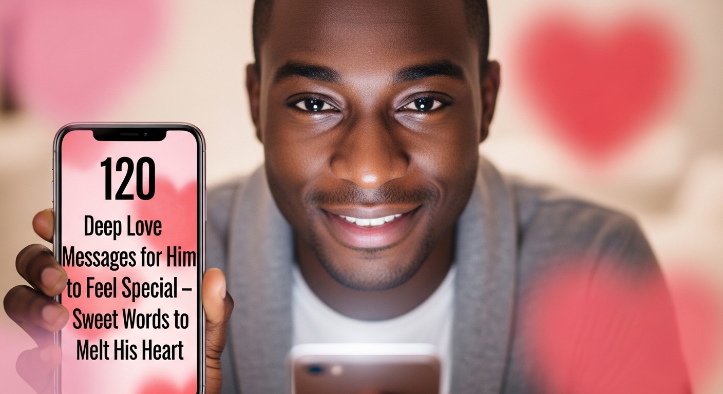 120 Deep Love Messages for Him to Feel Special – Sweet Words to Melt His Heart