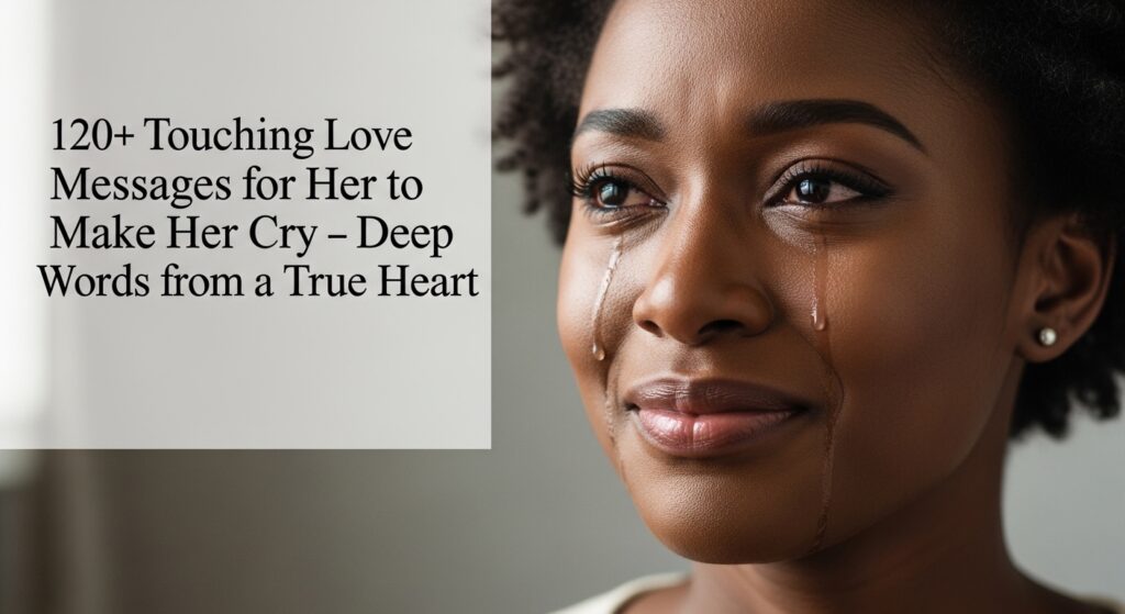120+ Touching Love Messages for Her to Make Her Cry – Deep Words from a True Heart